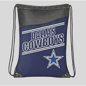 DALLAS COWBOYS Football Team Logo Backsack String Backpack with Cord Gym Bag New